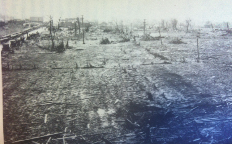 Damage in De Soto, Illinois