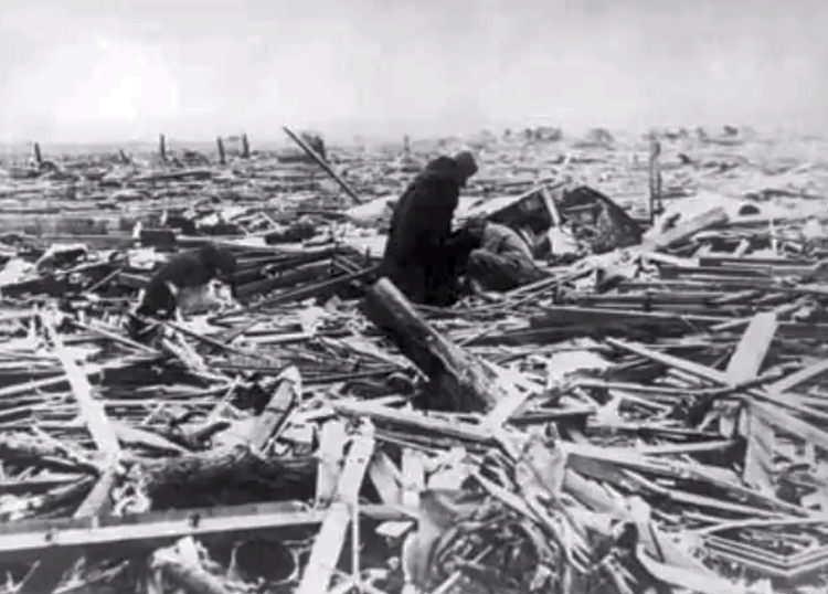 Damage in Gorham, Illinois