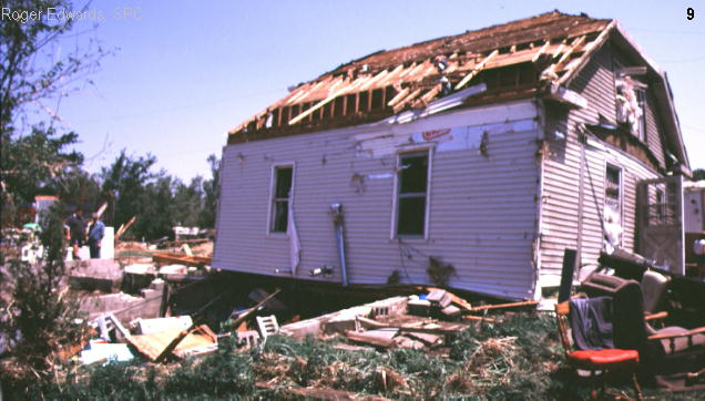 F1 tornado damage example