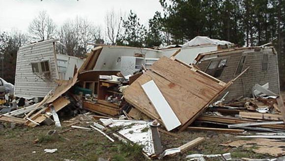F2 tornado damage example