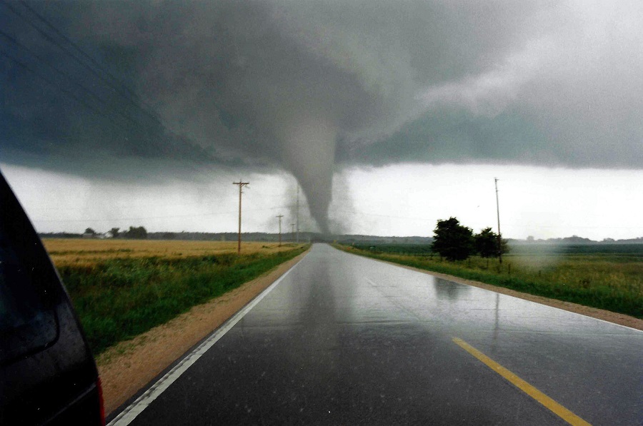 F5 Oakfield Tornado Funnel - 07/18/1996