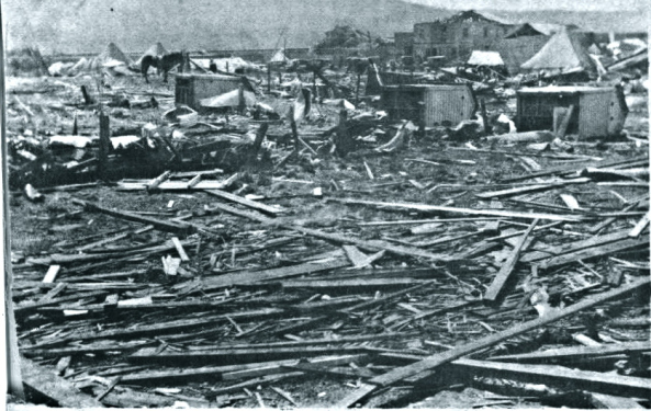 Damage in Annapolis, Missouri