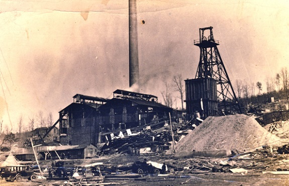 Damage to lead mines in Leadanna, Missouri